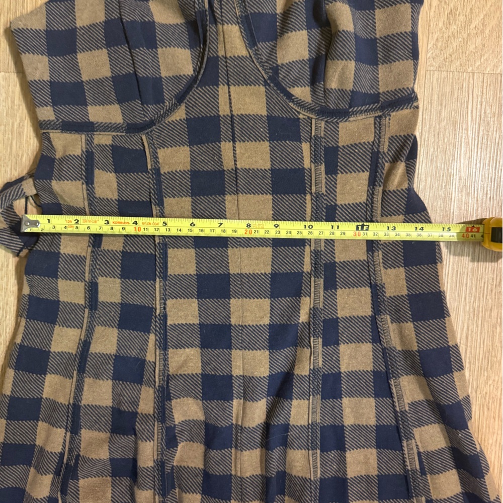 Free People Plaid Jumpsuit - Picture 8 of 9